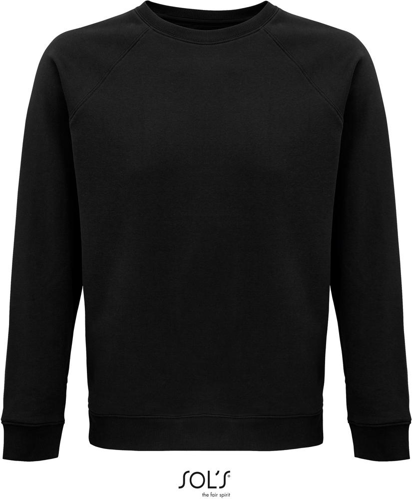 Sweatshirt Space Sweatshirt Unisex, Rundhals in Farbe black