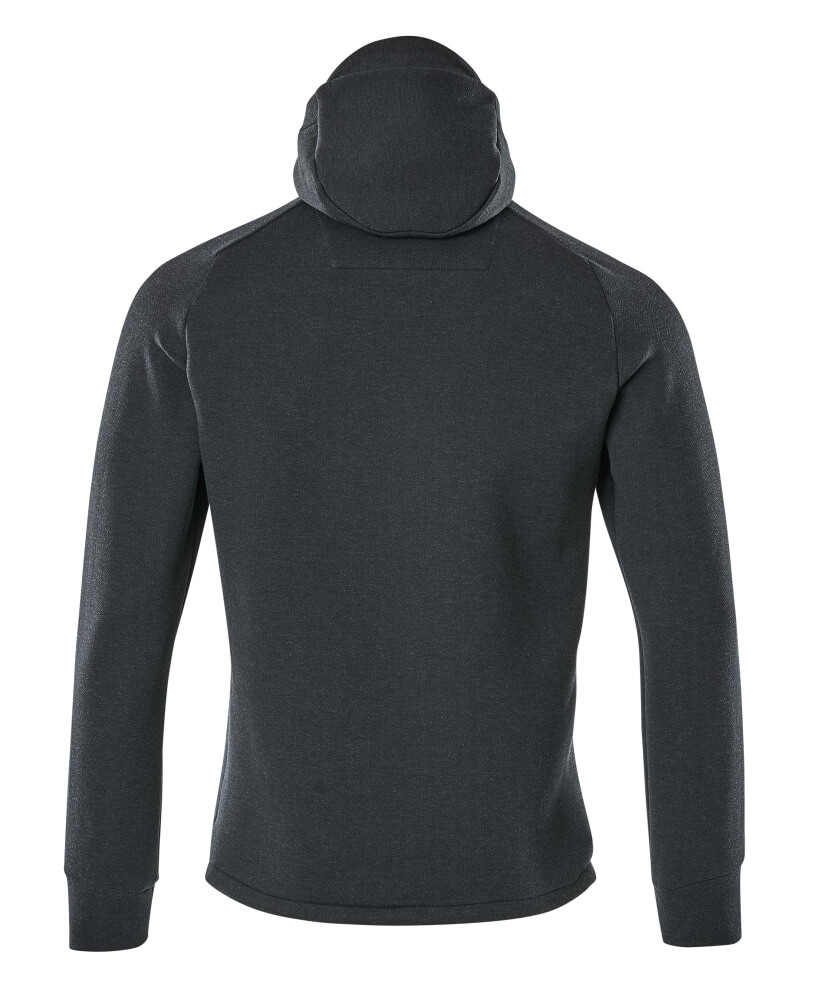 Kapuzensweatshirt mit kurzem Rei?verschluss ADVANCED Kapuzensweatshirt mit kurzem Rei?verschluss in Farbe Schwarzblau/Schwarz