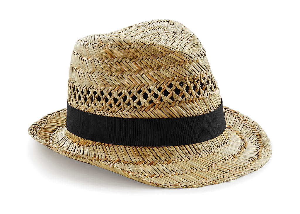  Straw Summer Trilby in Farbe Natural