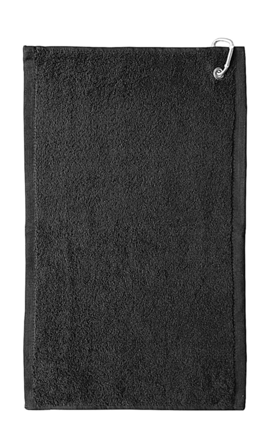  Thames Golf Towel 30x50 cm in Farbe Black