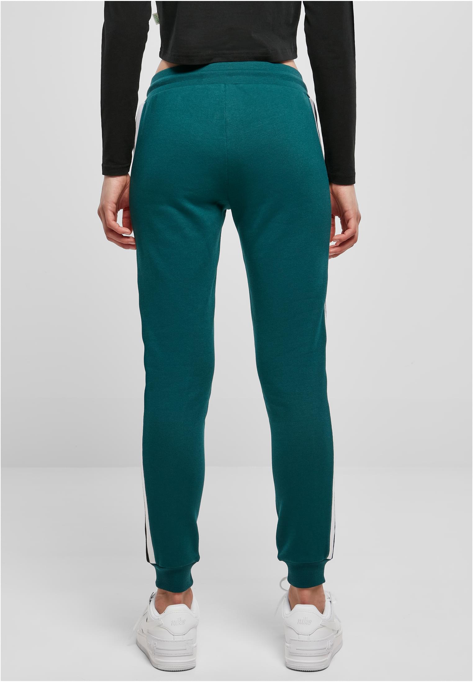 Damen Ladies College Contrast Sweatpants in Farbe jasper/white/black