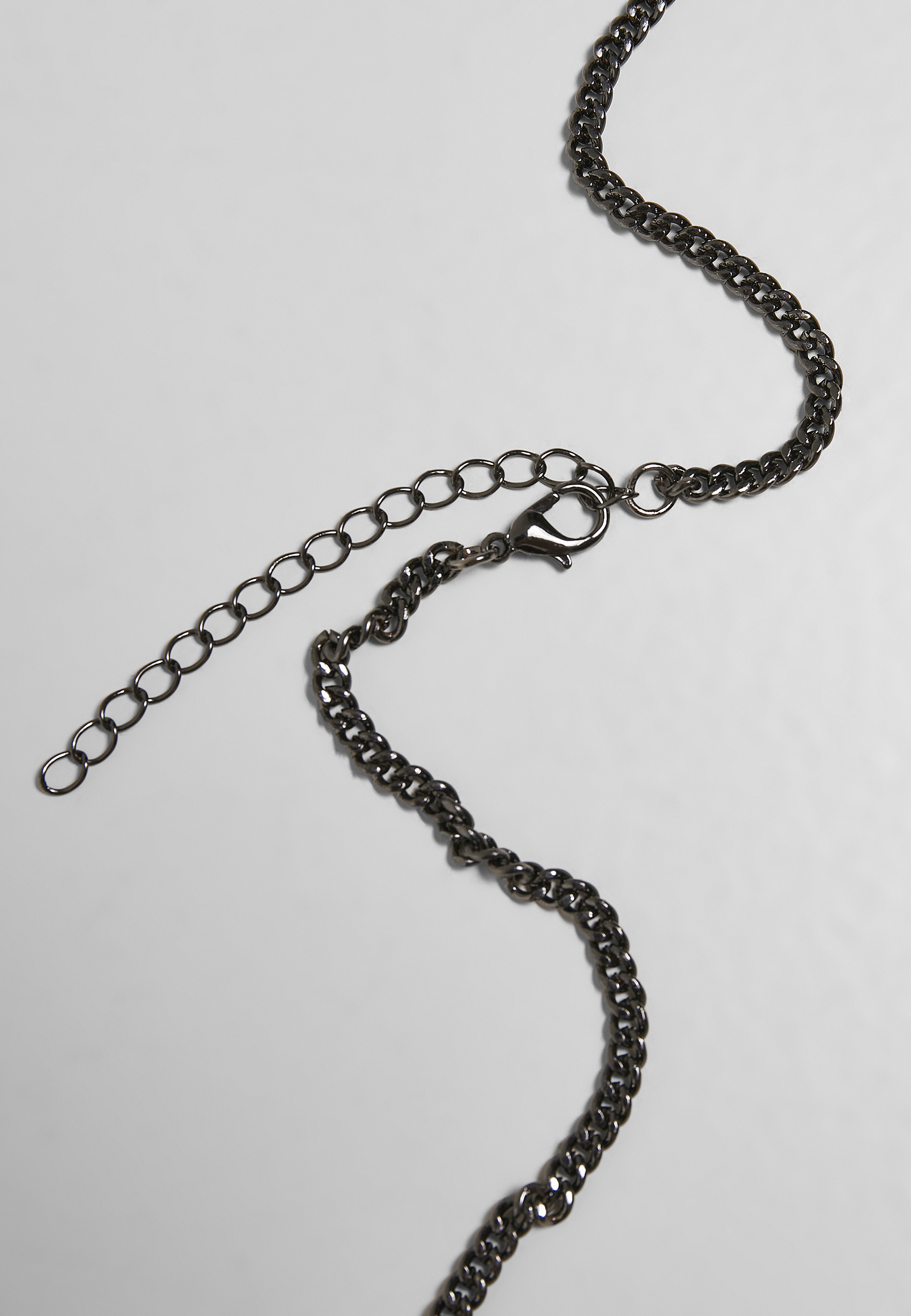 Schmuck Love Necklace in Farbe gunmetal