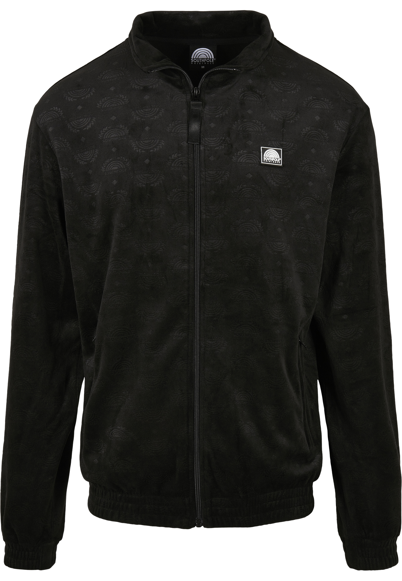 Saisonware Southpole AOP Velour Jacket in Farbe black
