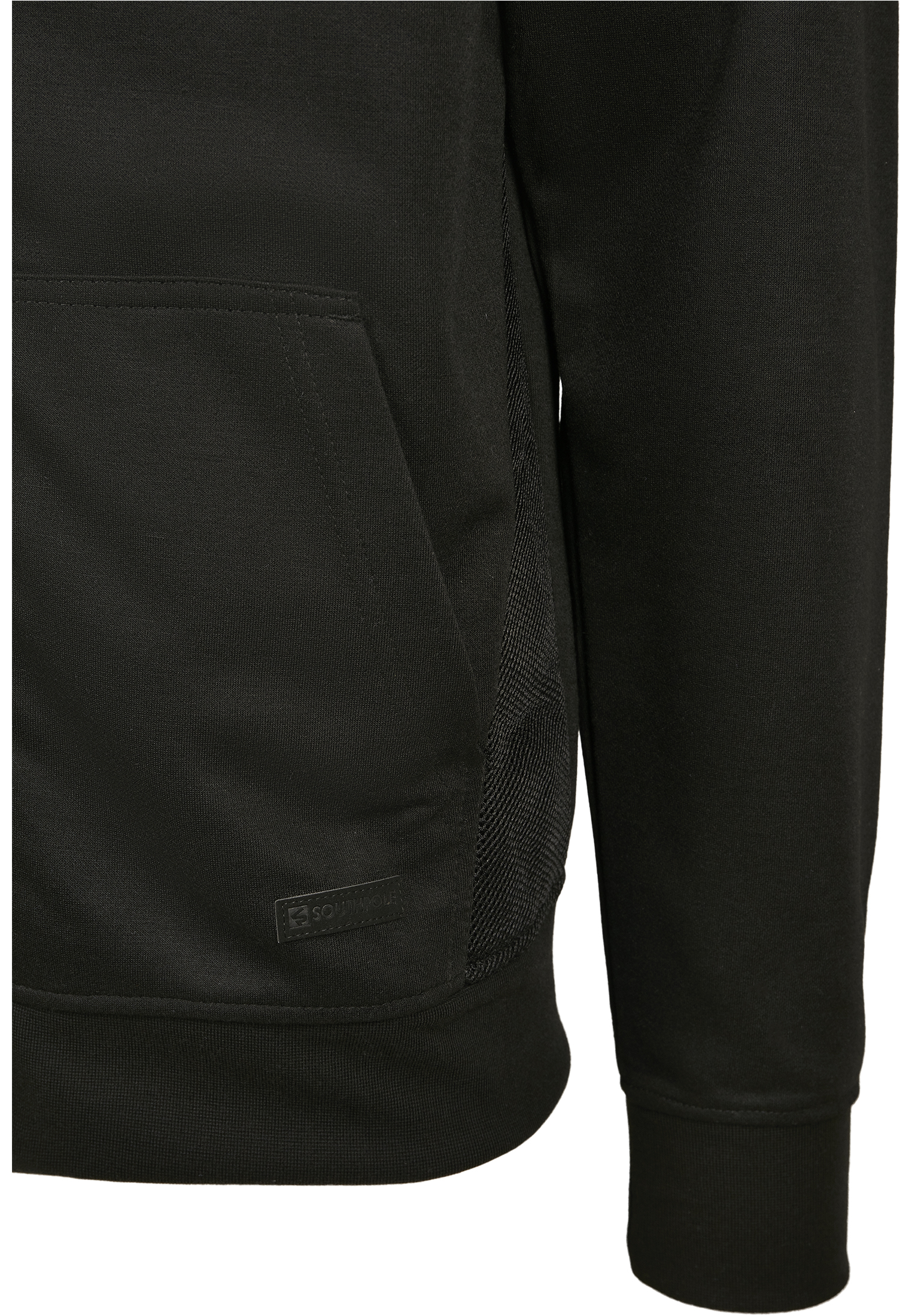Southpole Neoprene Block Tech Fleece Full Zip Hoodie in Farbe black