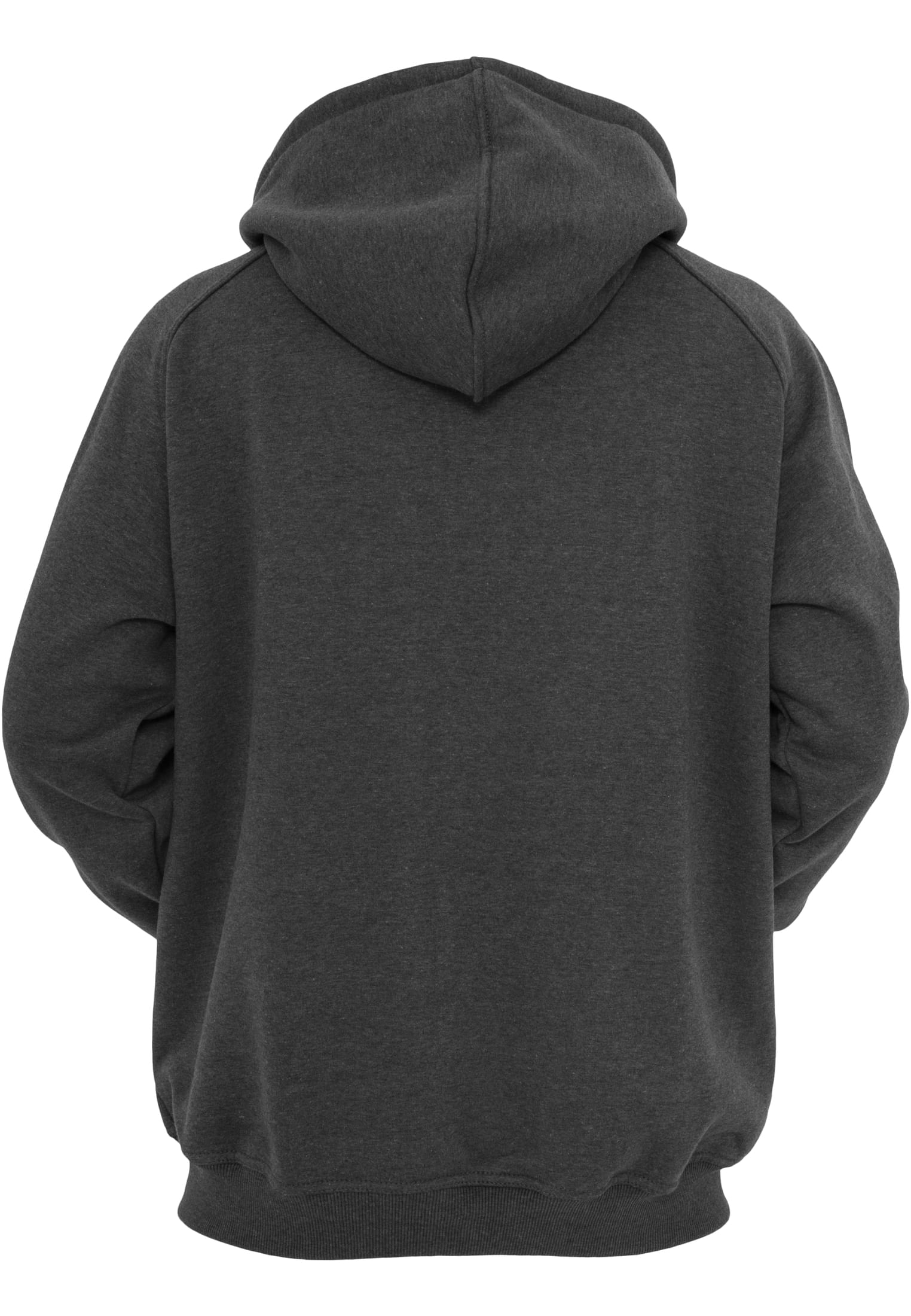 Plus Size Blank Hoody in Farbe charcoal
