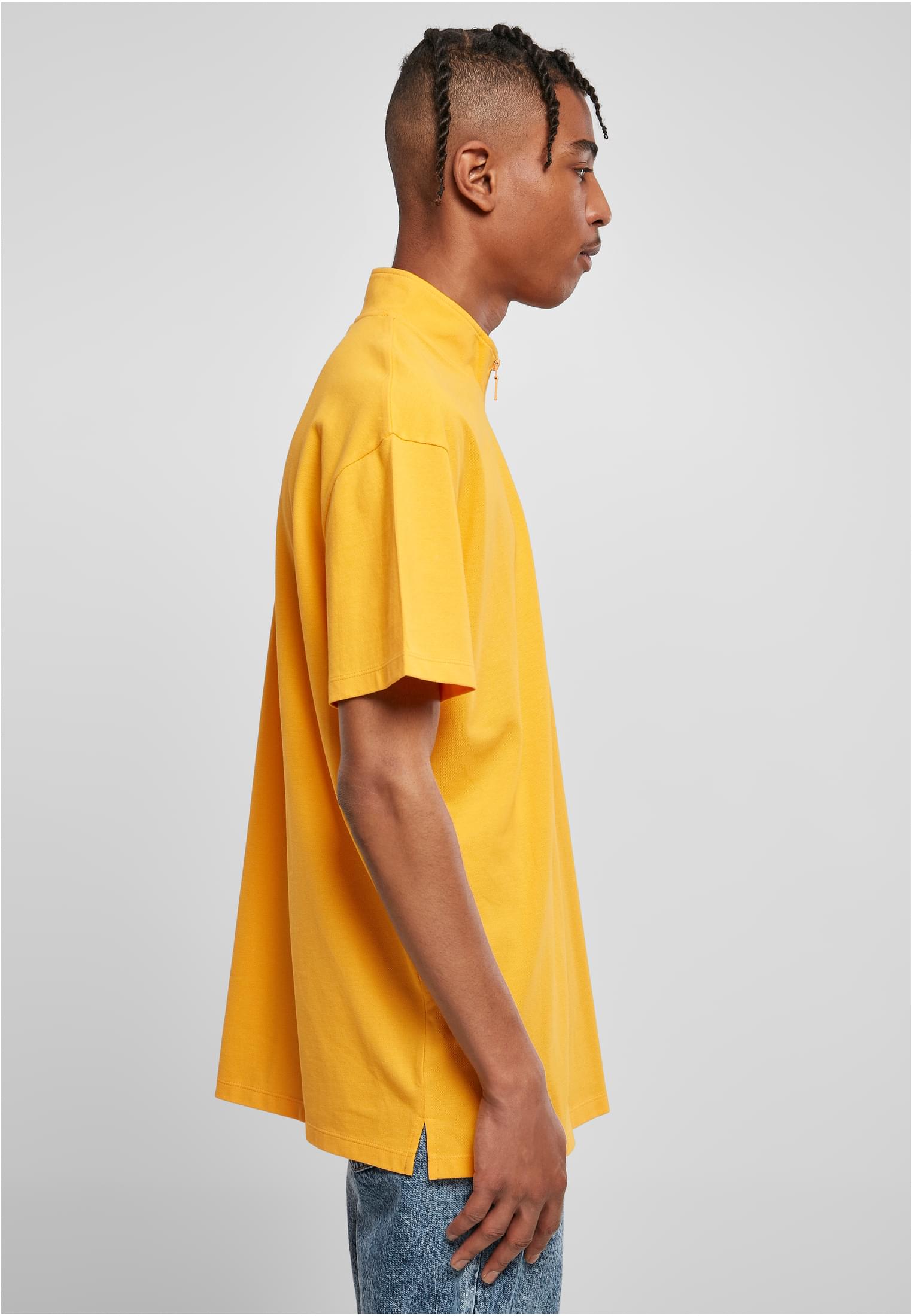 T-Shirts Boxy Zip Pique Tee in Farbe magicmango