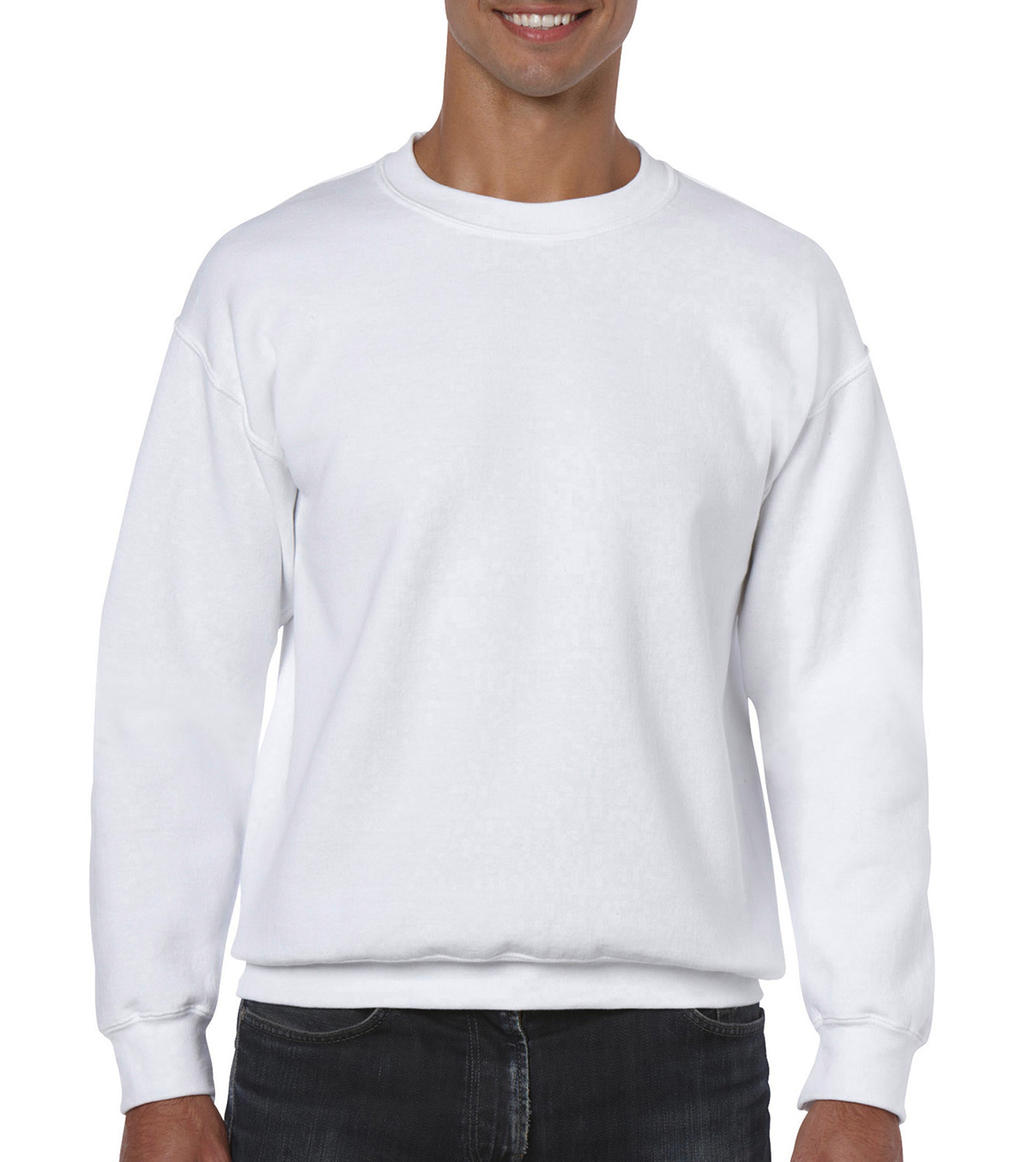 Heavy Blend Adult Crewneck Sweat in Farbe White