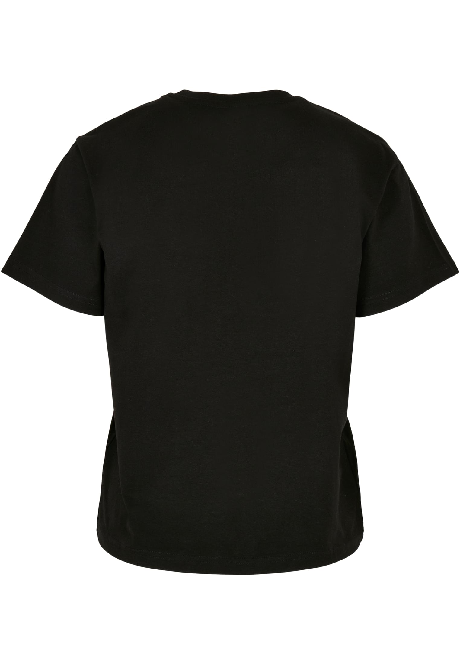 Frauen Ladies Recycled Cotton Boxy Tee in Farbe black