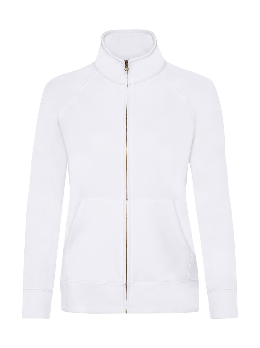  Ladies Premium Sweat Jacket in Farbe White