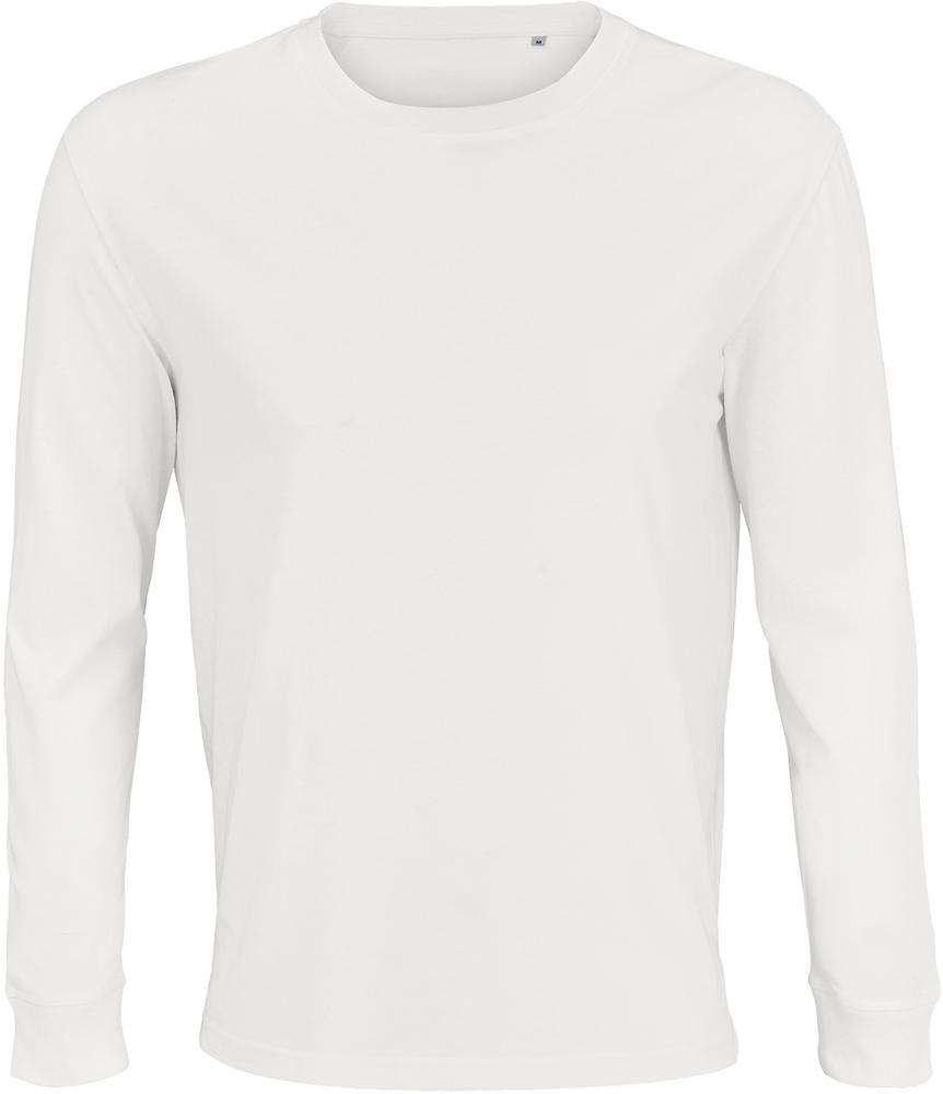 T-Shirt Pioneer Lsl Langarm-T-Shirt Aus Jersey, Unisex in Farbe white