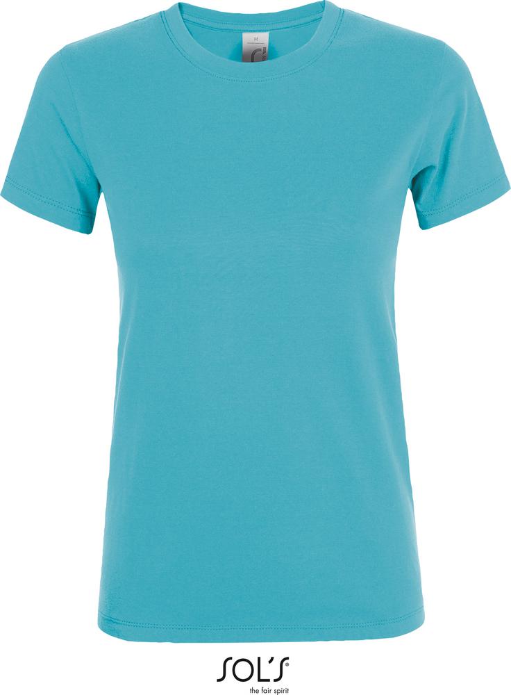 T-Shirt Regent Women Damen Rundhals T-Shirt in Farbe atoll blue