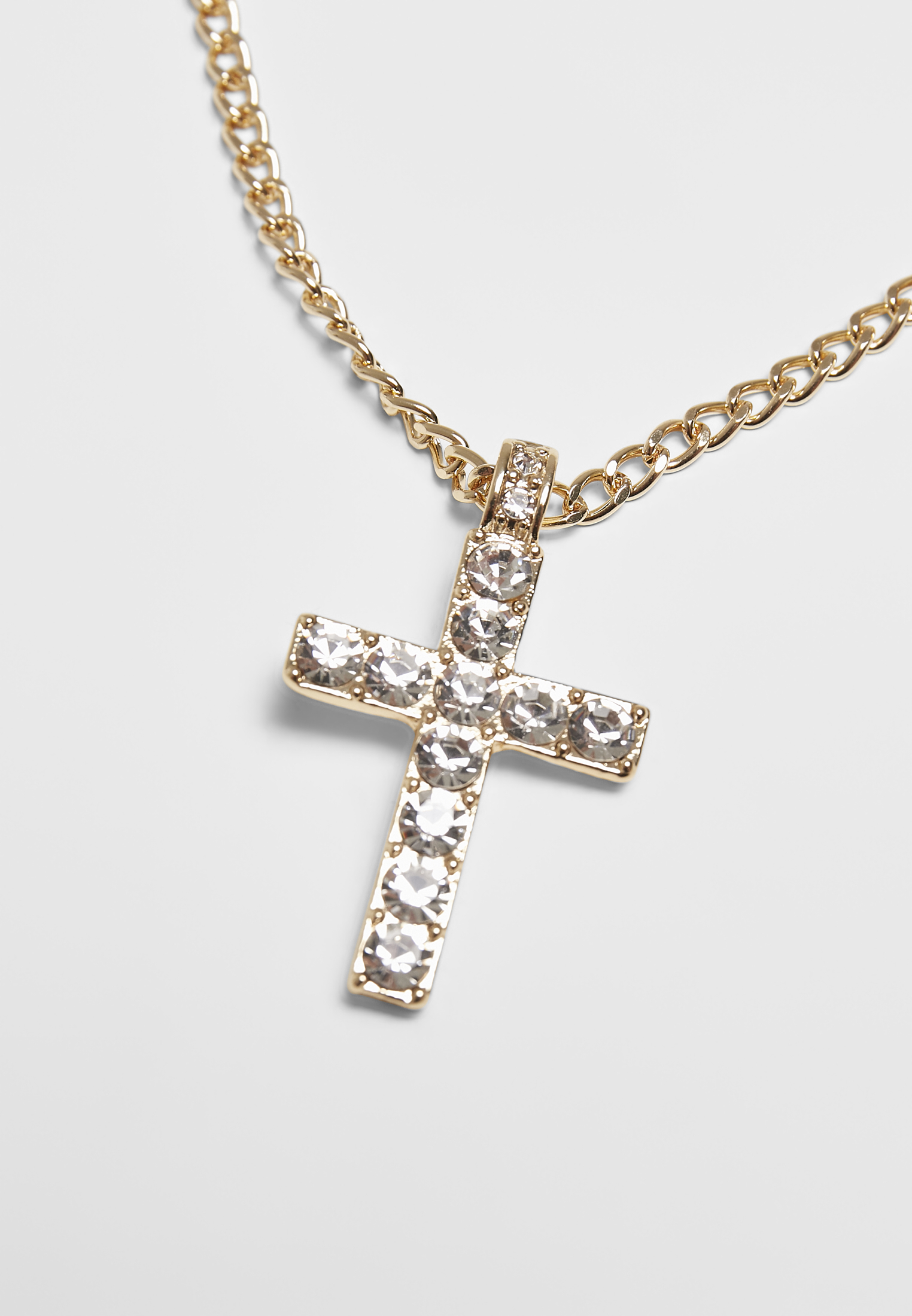 Schmuck Diamond Cross Necklace in Farbe gold