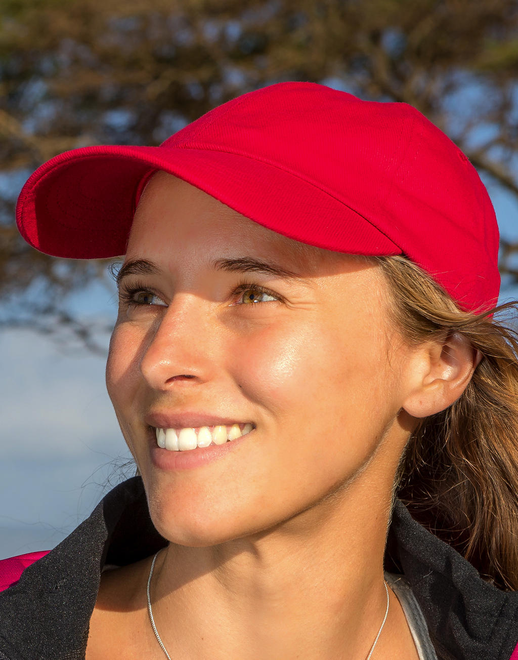  Low Profile Brushed Cotton Cap in Farbe White