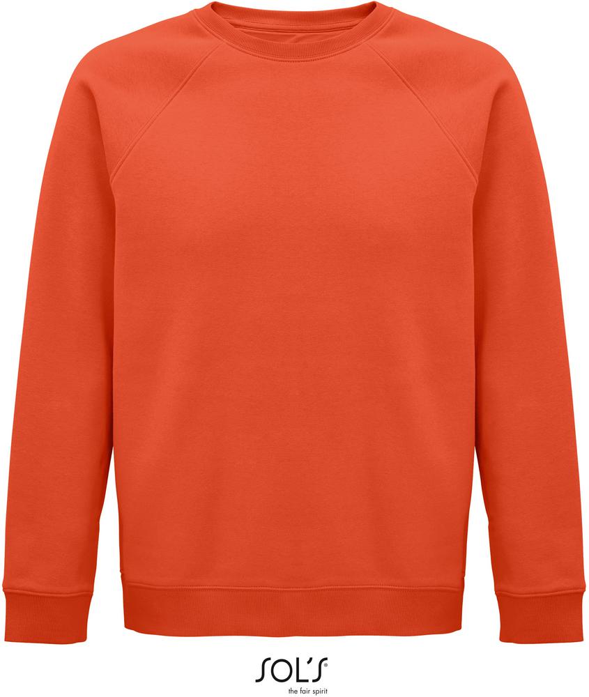 Sweatshirt Space Sweatshirt Unisex, Rundhals in Farbe burnt orange