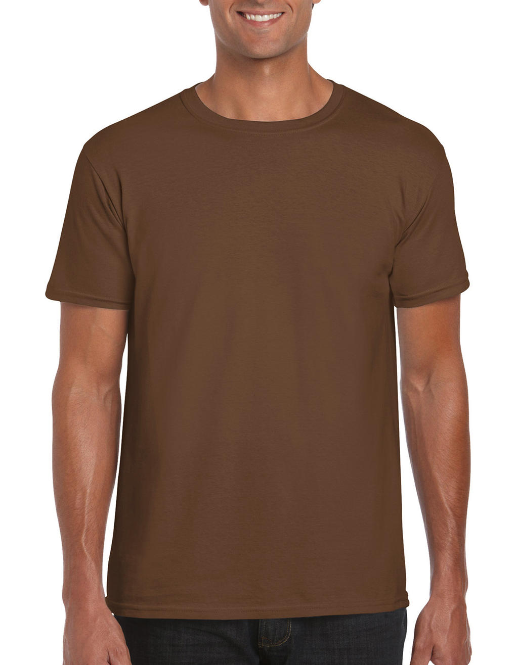  Softstyle? Ring Spun T-Shirt in Farbe Chestnut