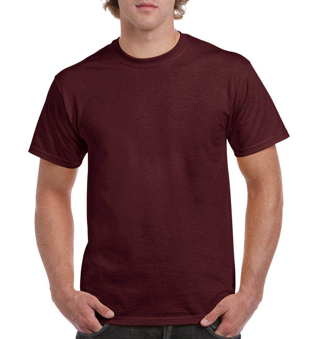  Heavy Cotton Adult T-Shirt in Farbe Maroon