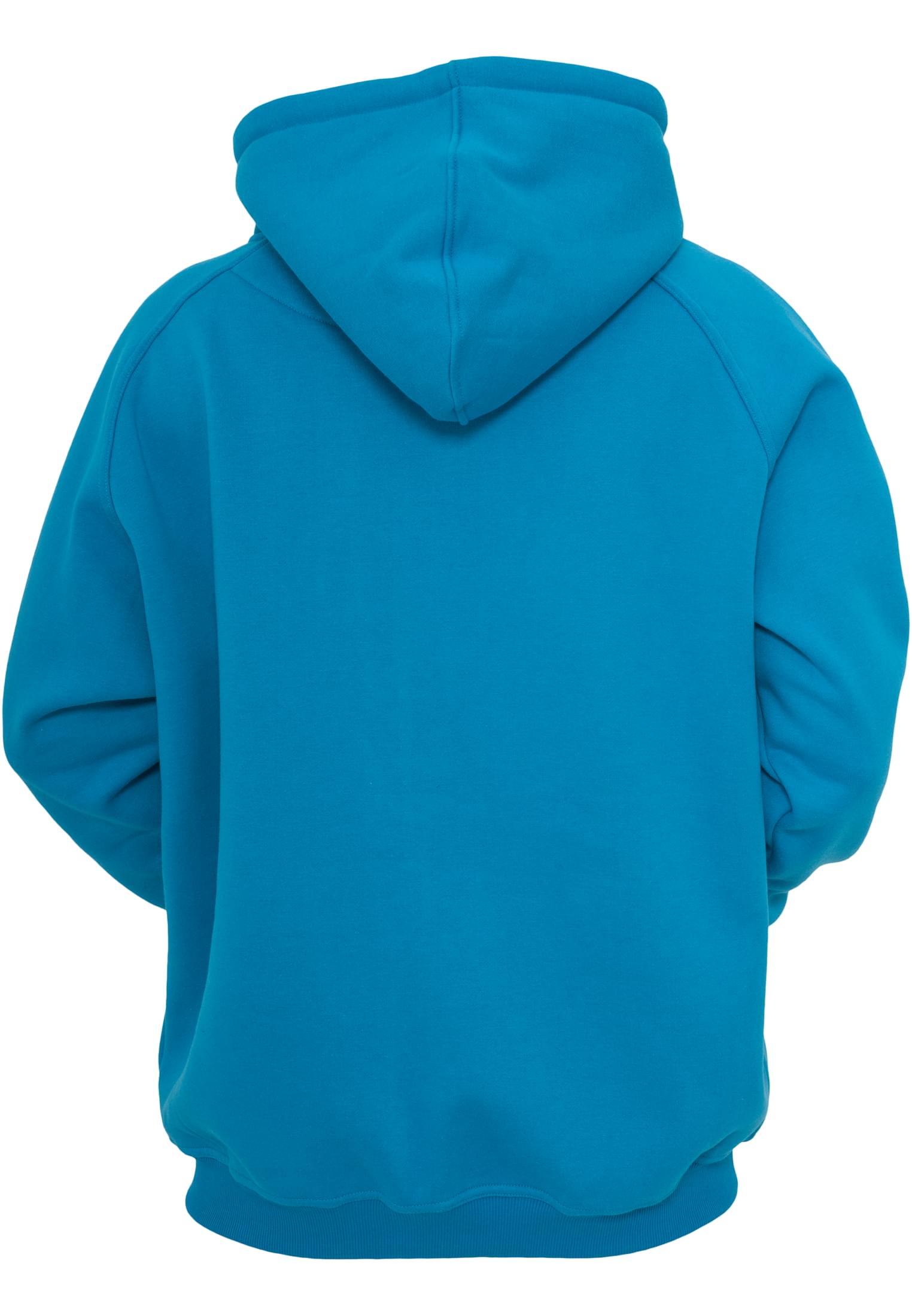 Zip-Hoodies Zip Hoody in Farbe turquoise