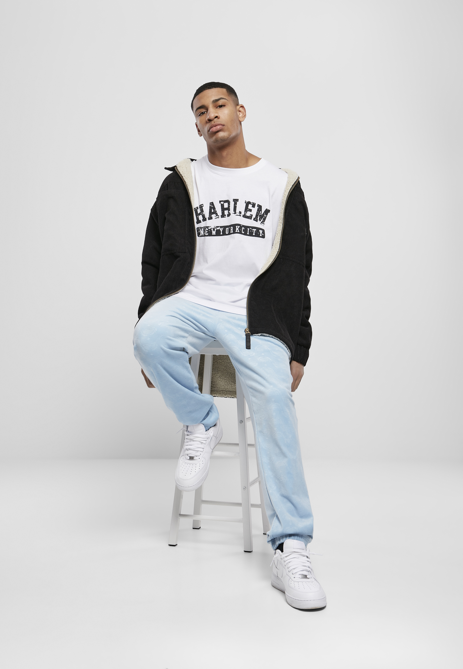 Saisonware Southpole Harlem Tee in Farbe white