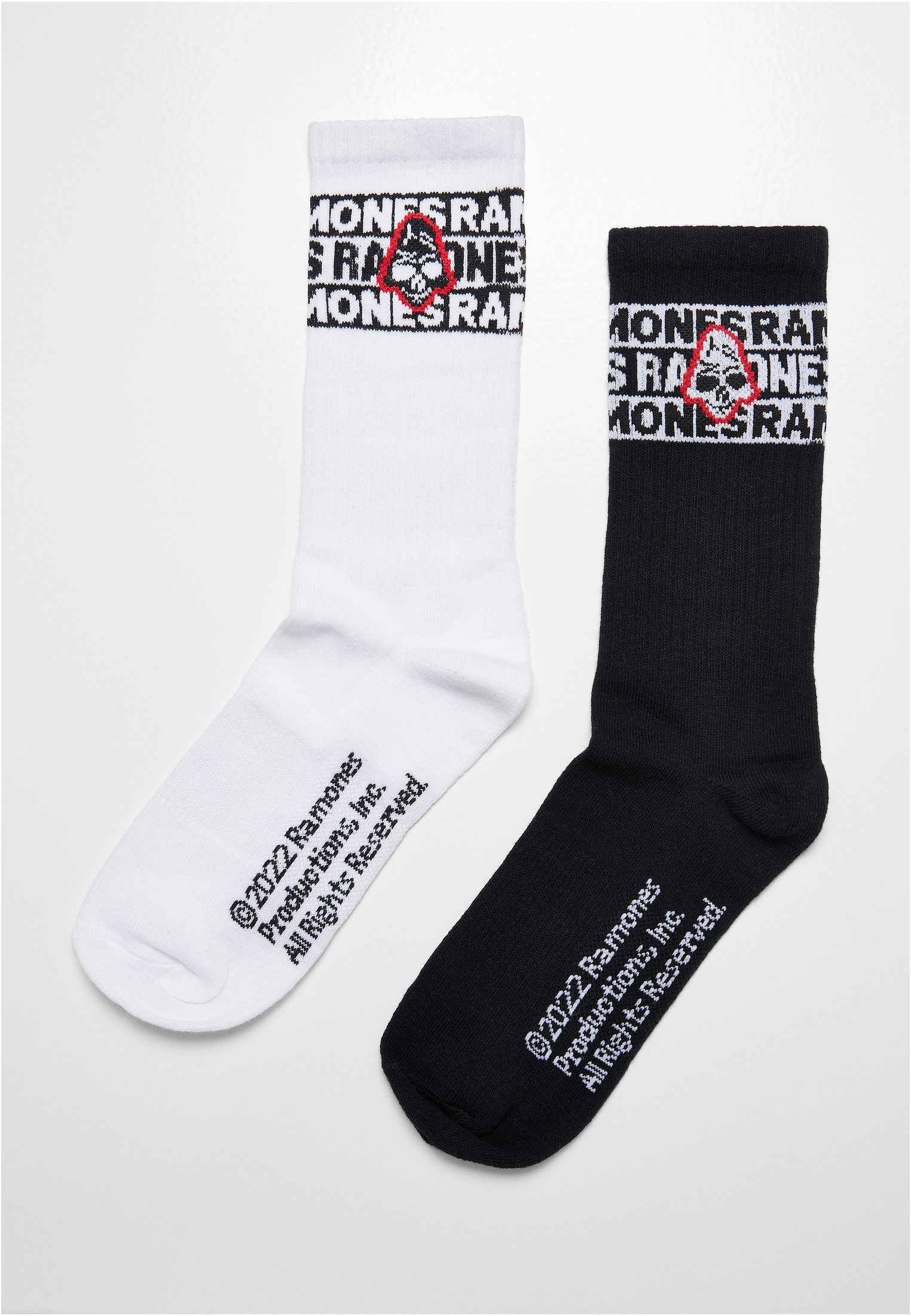  Ramones Skull Socks 2-Pack