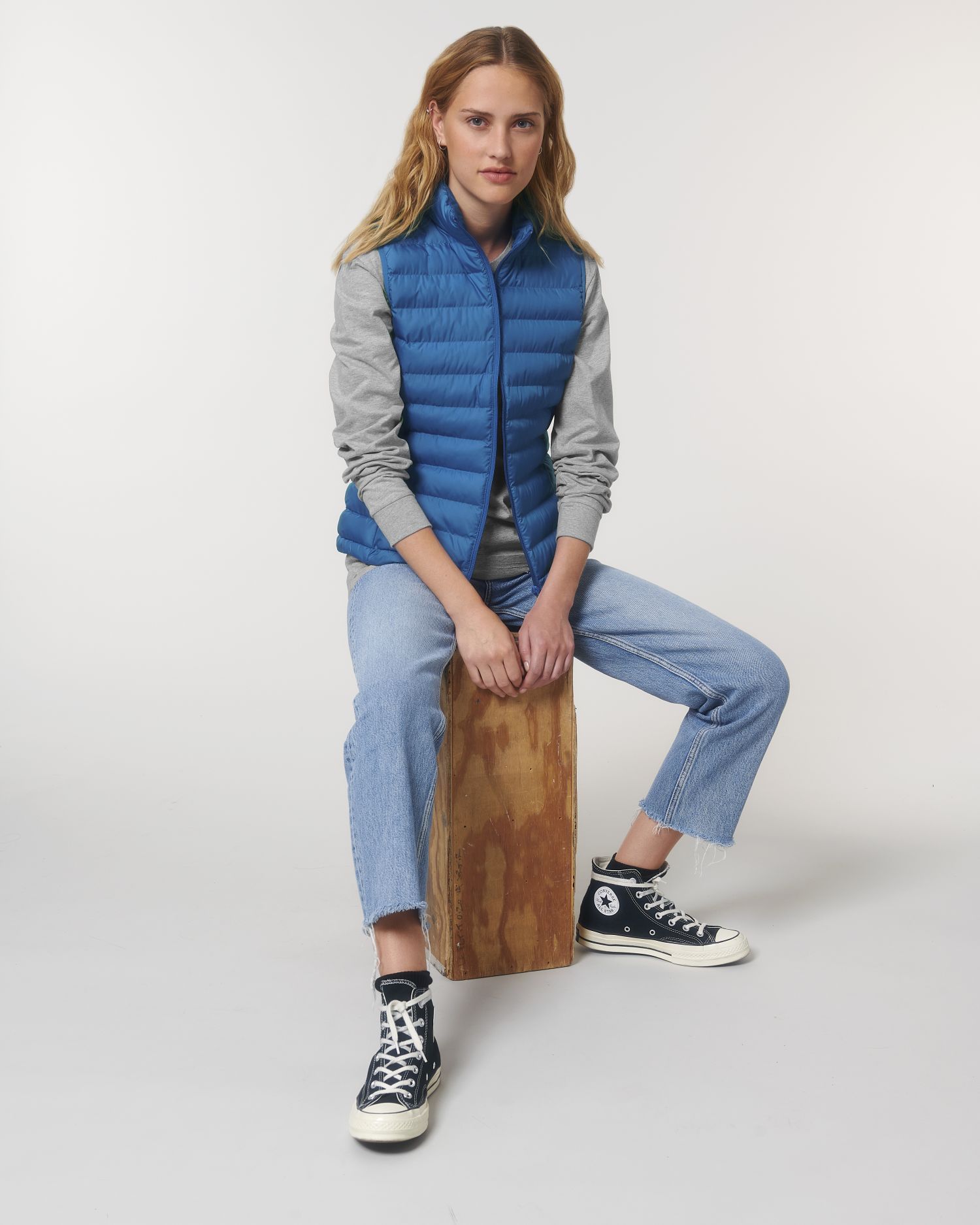 Wattierte Jacke Stella Climber in Farbe Royal Blue
