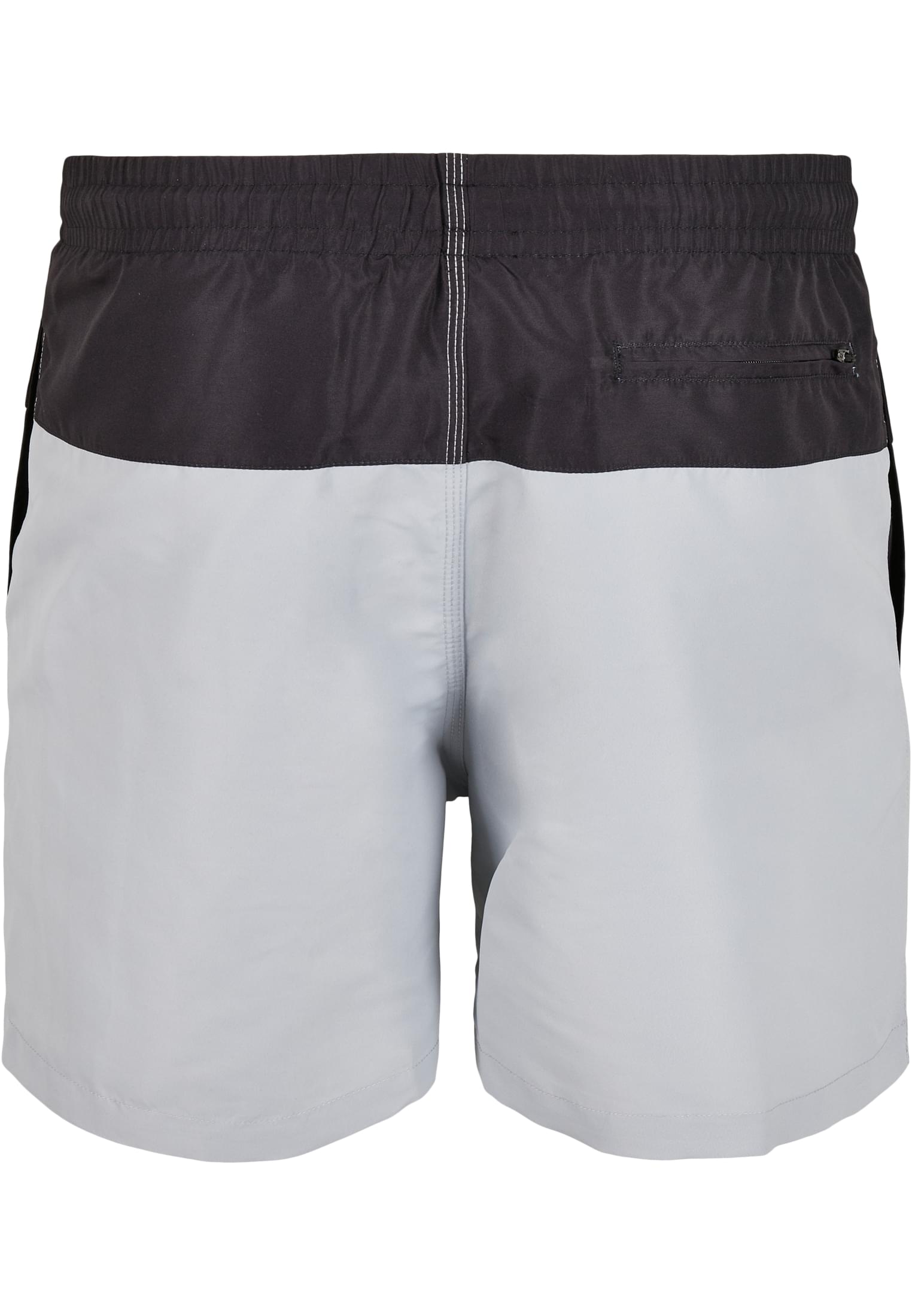 Plus Size Block Swim Shorts in Farbe lightasphalt/black