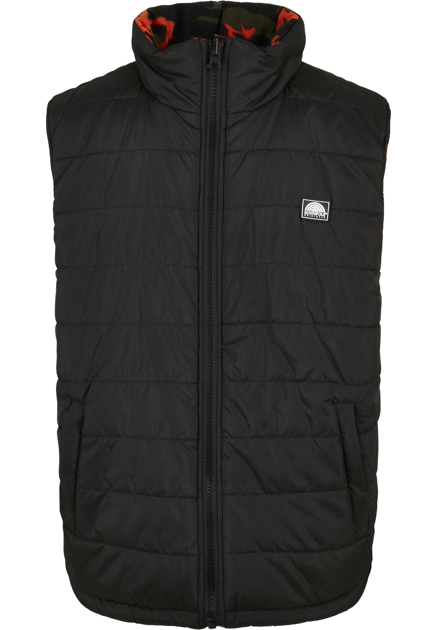Saisonware Southpole Reversible Bubble Vest in Farbe black