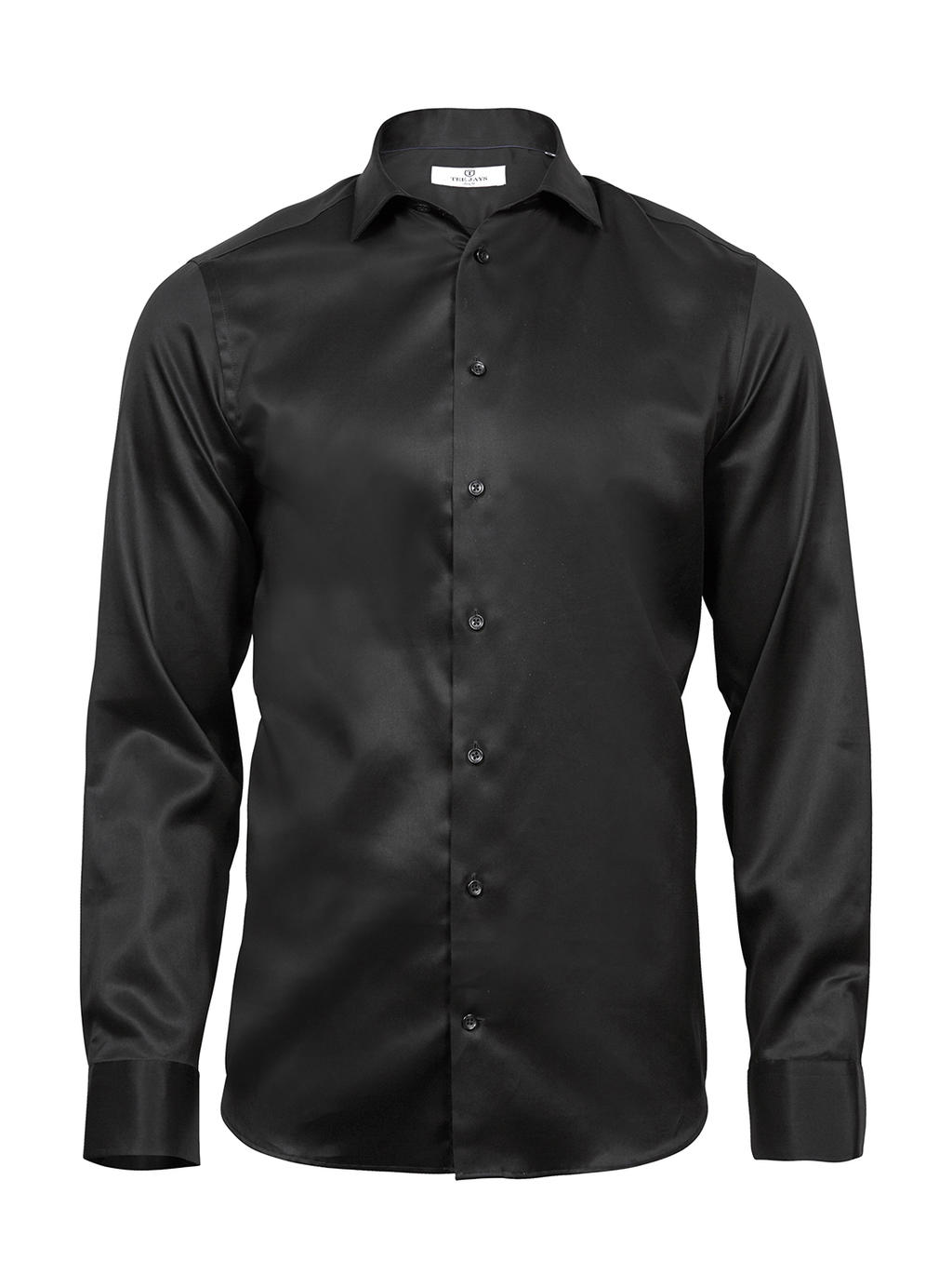  Luxury Shirt Slim Fit in Farbe Black