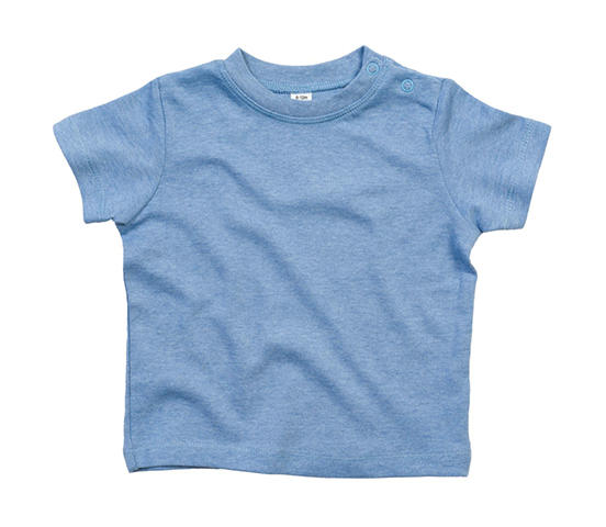  Baby T-Shirt in Farbe Heather Blue Organic