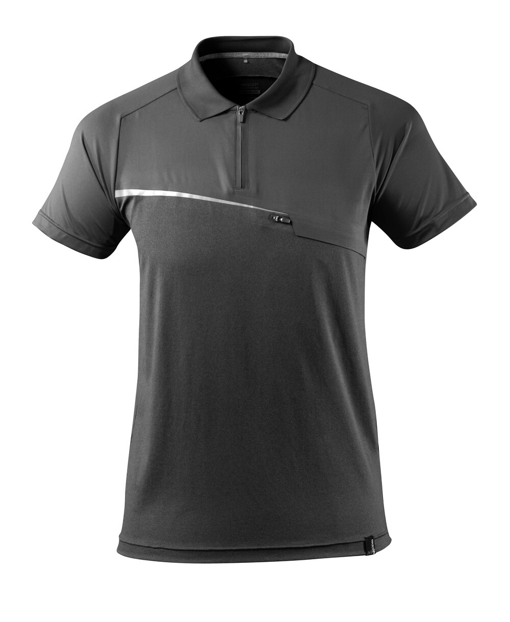 Polo-Shirt mit Brusttasche ADVANCED Polo-Shirt mit Brusttasche in Farbe Dunkelanthrazit