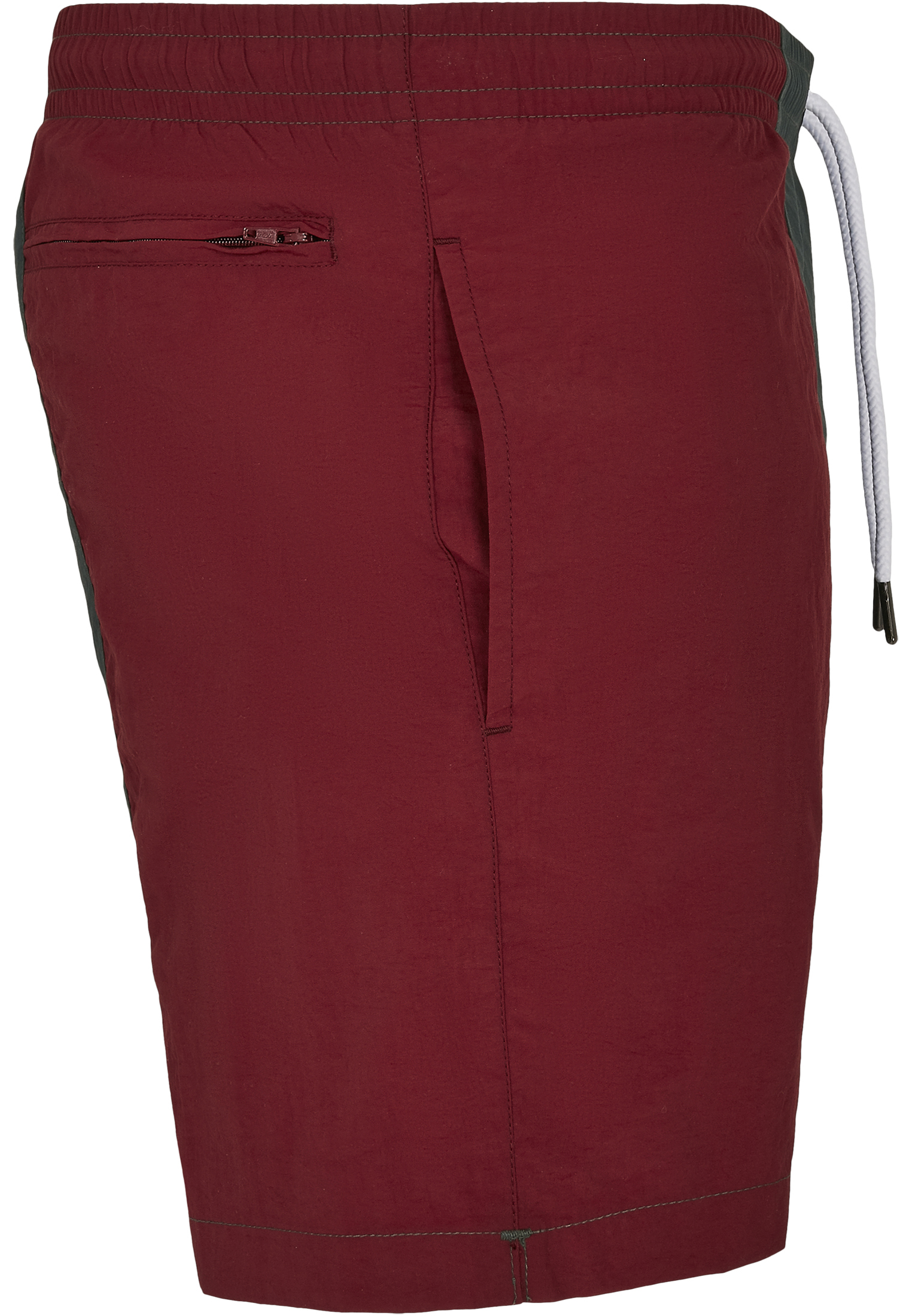 Bademode 3-Tone Swim Shorts in Farbe burgundy/bottlegreen