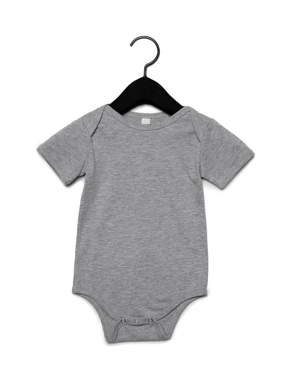  Baby Jersey Short Sleeve One Piece in Farbe Athletic Heather