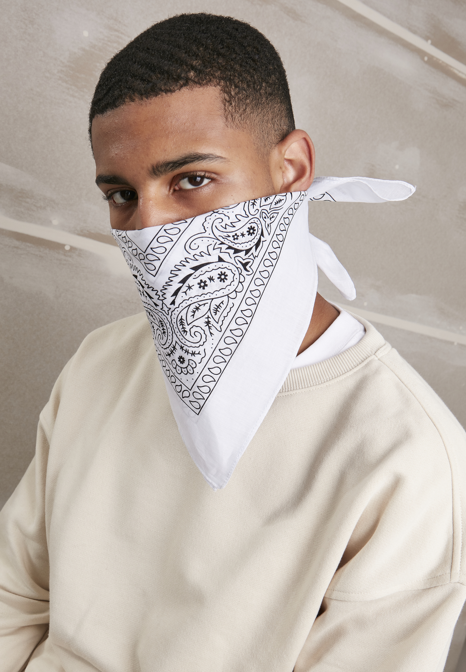 Masken Bandana 3-Pack in Farbe white