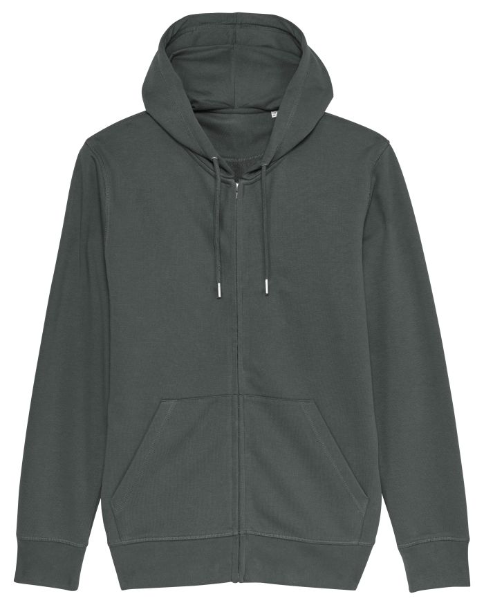 Zip-thru sweatshirts Connector in Farbe Anthracite
