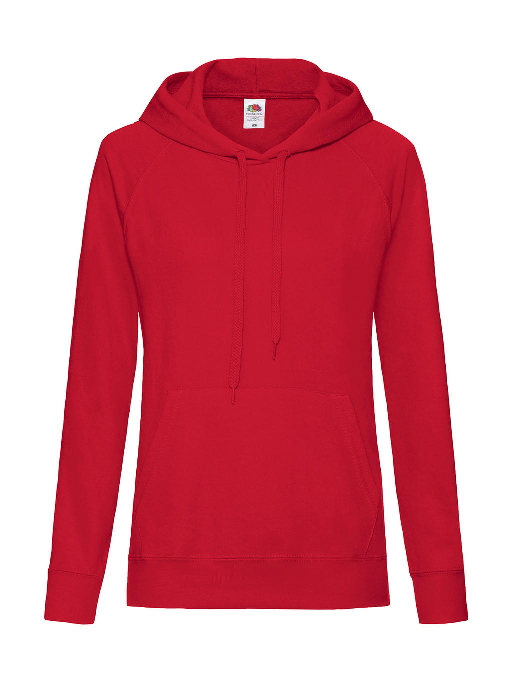  Ladies Lightweight Hooded Sweat in Farbe Red