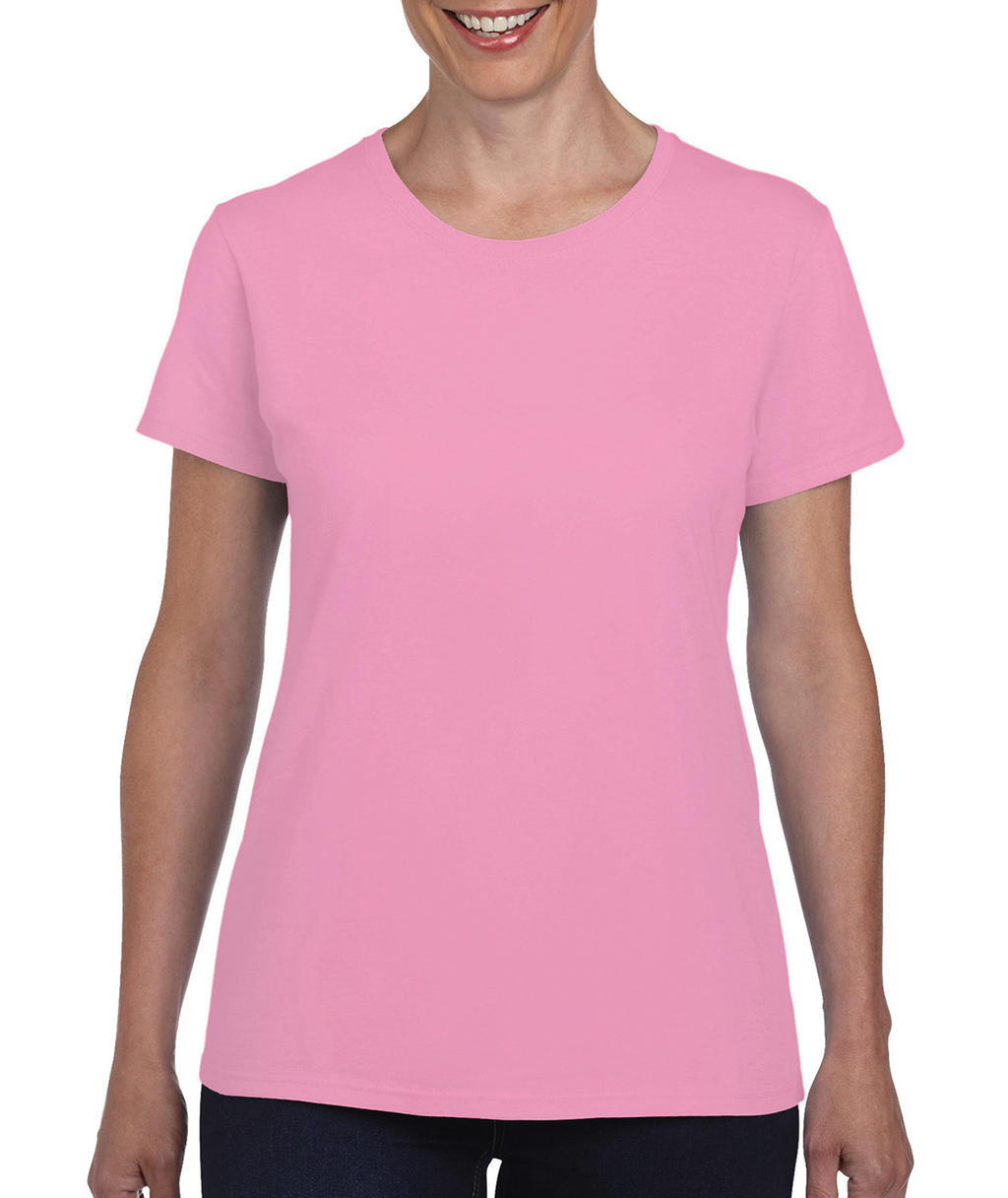  Ladies Heavy Cotton T-Shirt in Farbe Light Pink