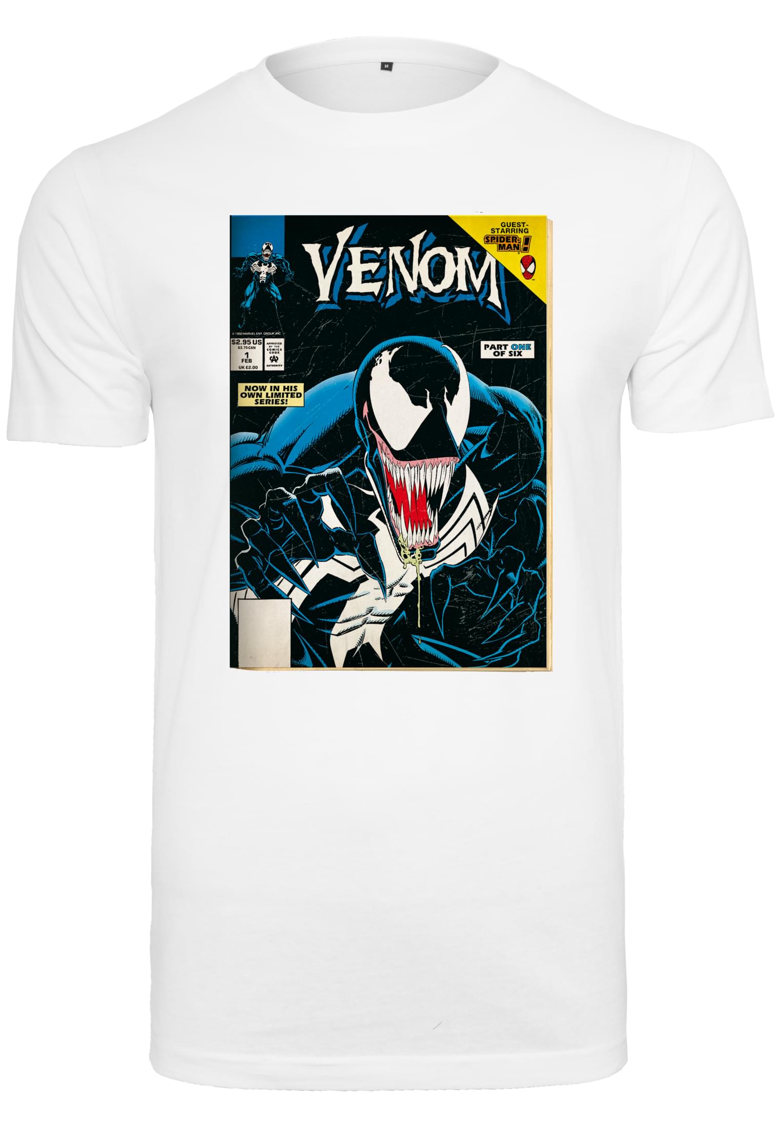 T-Shirts Marvel Comics Venom Cover Tee in Farbe white