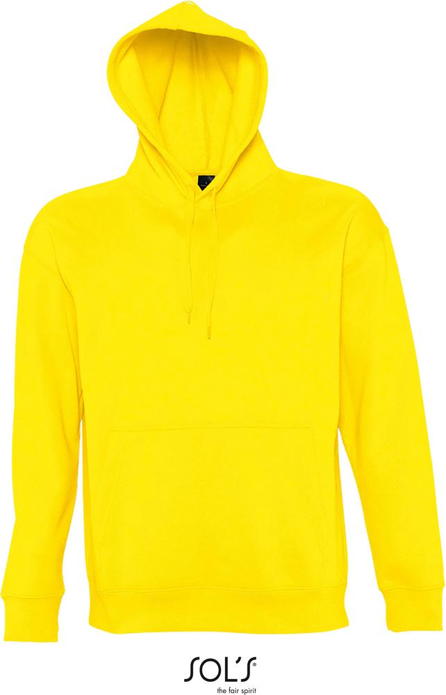 Sweatshirt Slam Unisex Kapuzen Sweatshirt in Farbe lemon