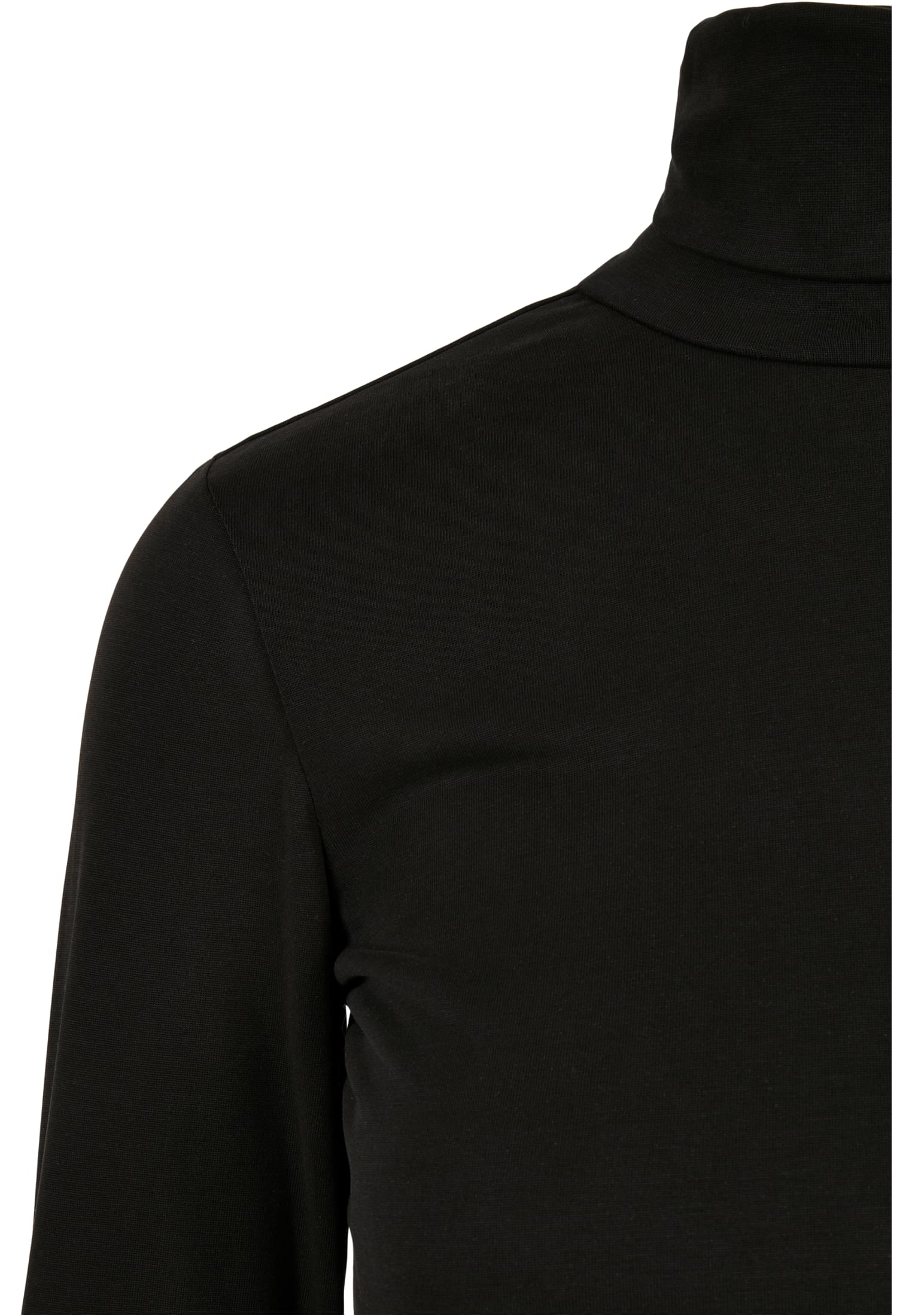 Damen Ladies Modal Turtleneck Longsleeve in Farbe black