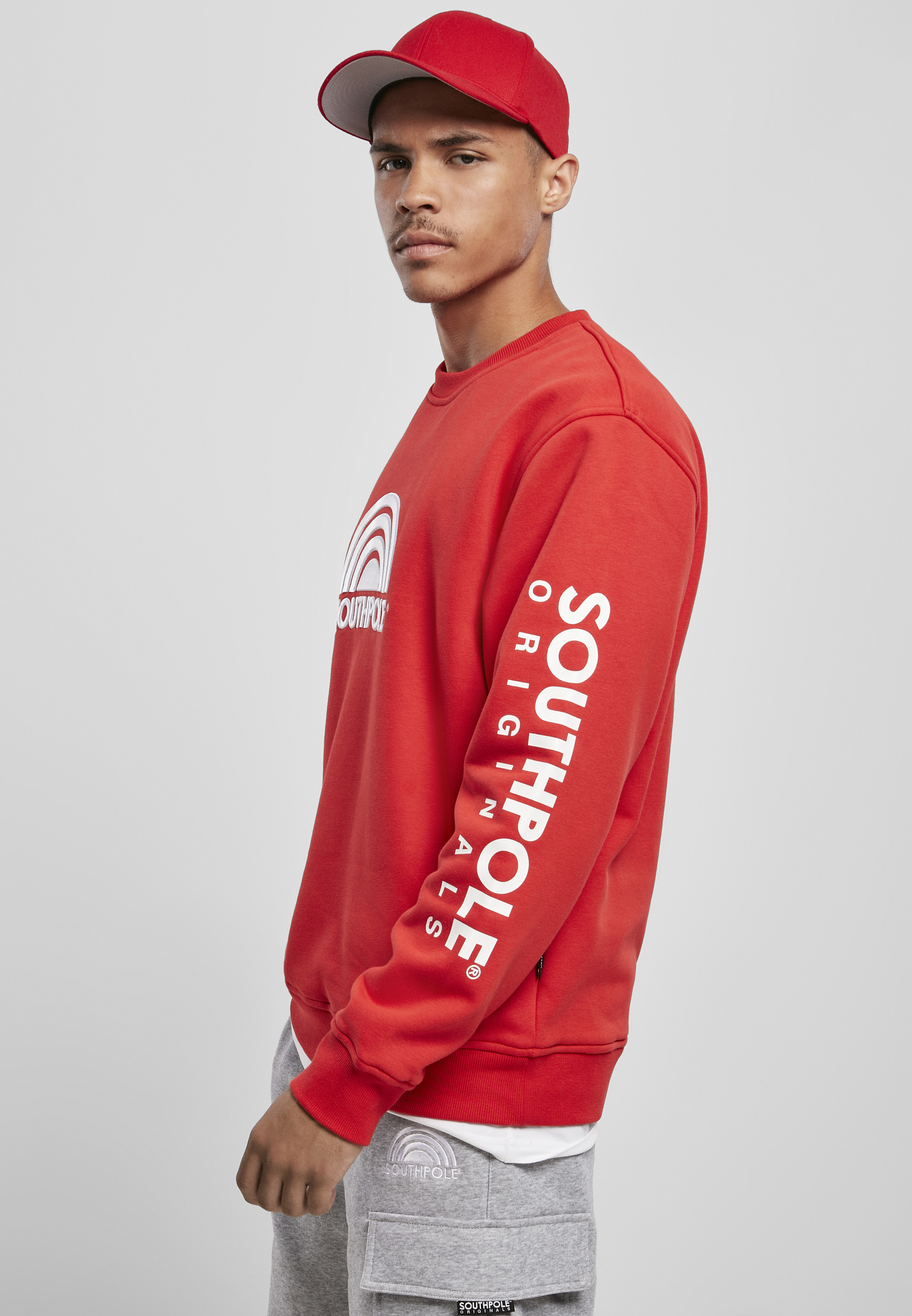 Saisonware Southpole 3D Crewneck in Farbe SP red