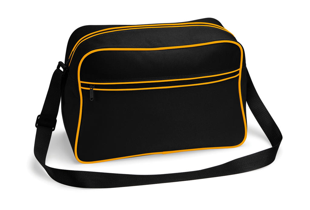  Retro Shoulder Bag in Farbe Black/Gold