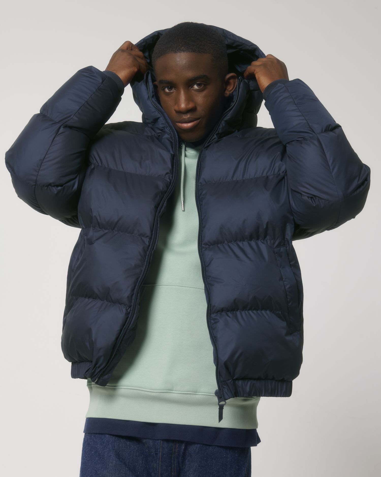  Puffer in Farbe French Navy