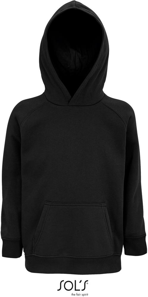 Sweatshirt Stellar Kids Kinder-Sweatshirt Mit Kapuze in Farbe black