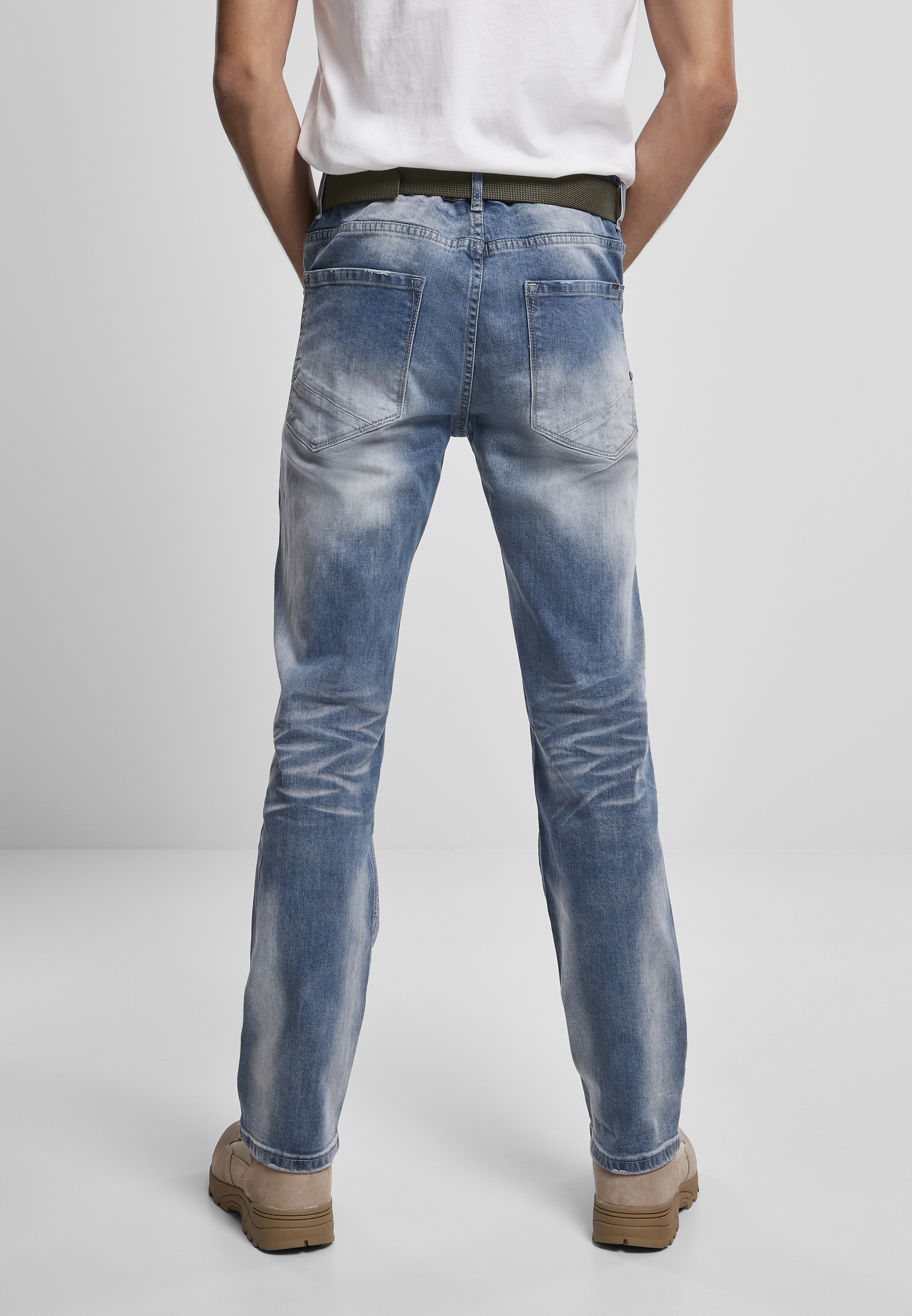 Hosen Will Washed Denim Jeans in Farbe blue washed