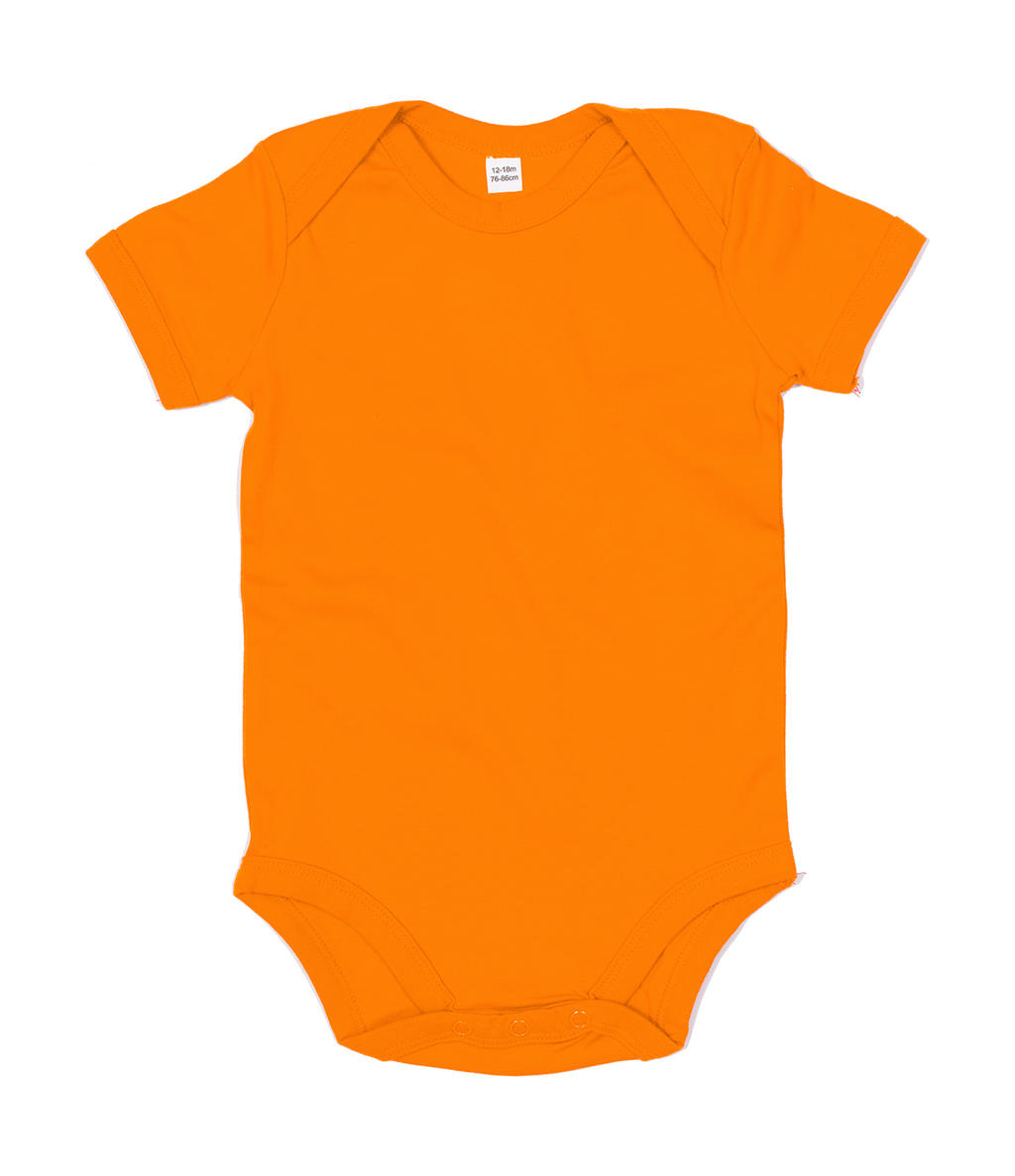  Baby Bodysuit in Farbe Orange Organic