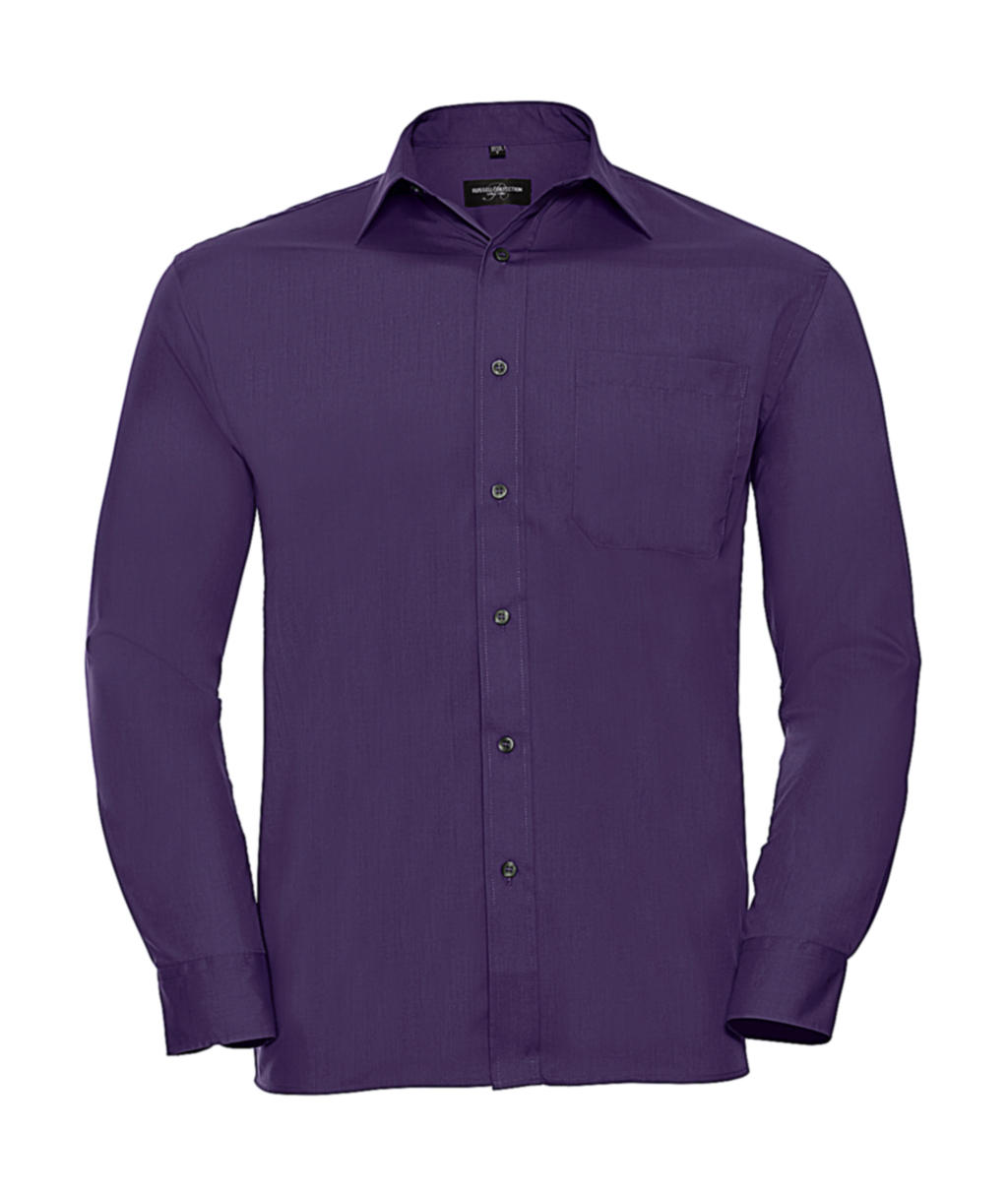  Poplin Shirt LS in Farbe Purple