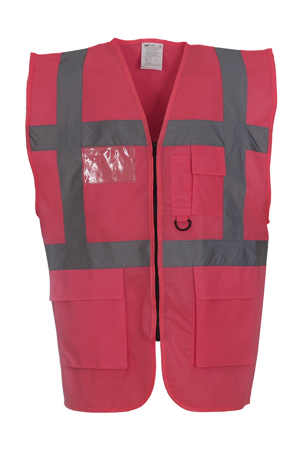  Fluo Executive Waistcoat in Farbe Pink