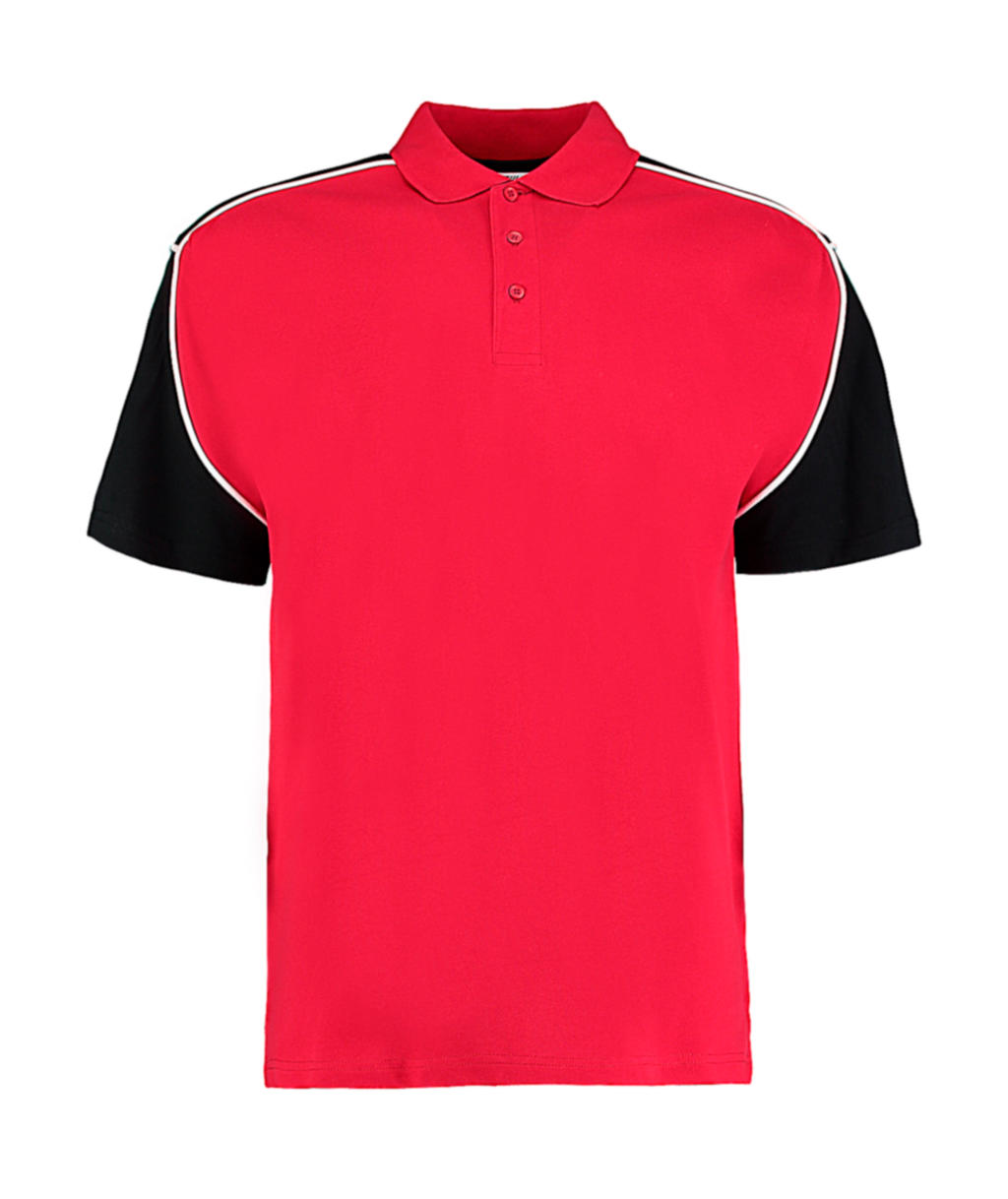  Classic Fit Monaco Polo  in Farbe Red/Black/White