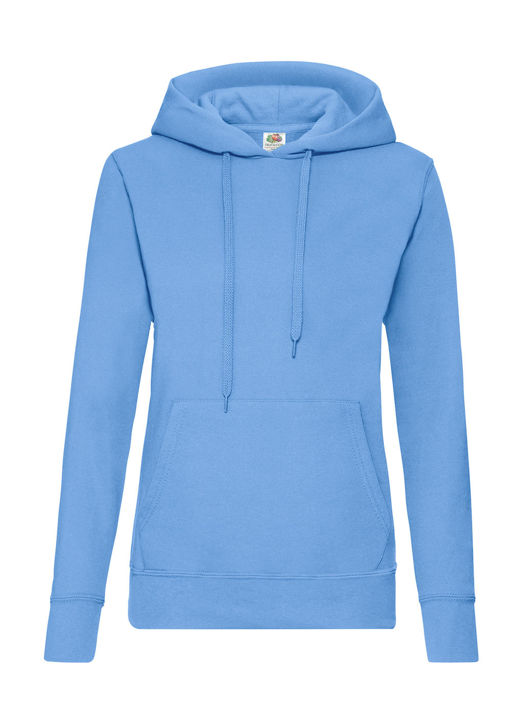  Ladies Classic Hooded Sweat in Farbe Sky Blue