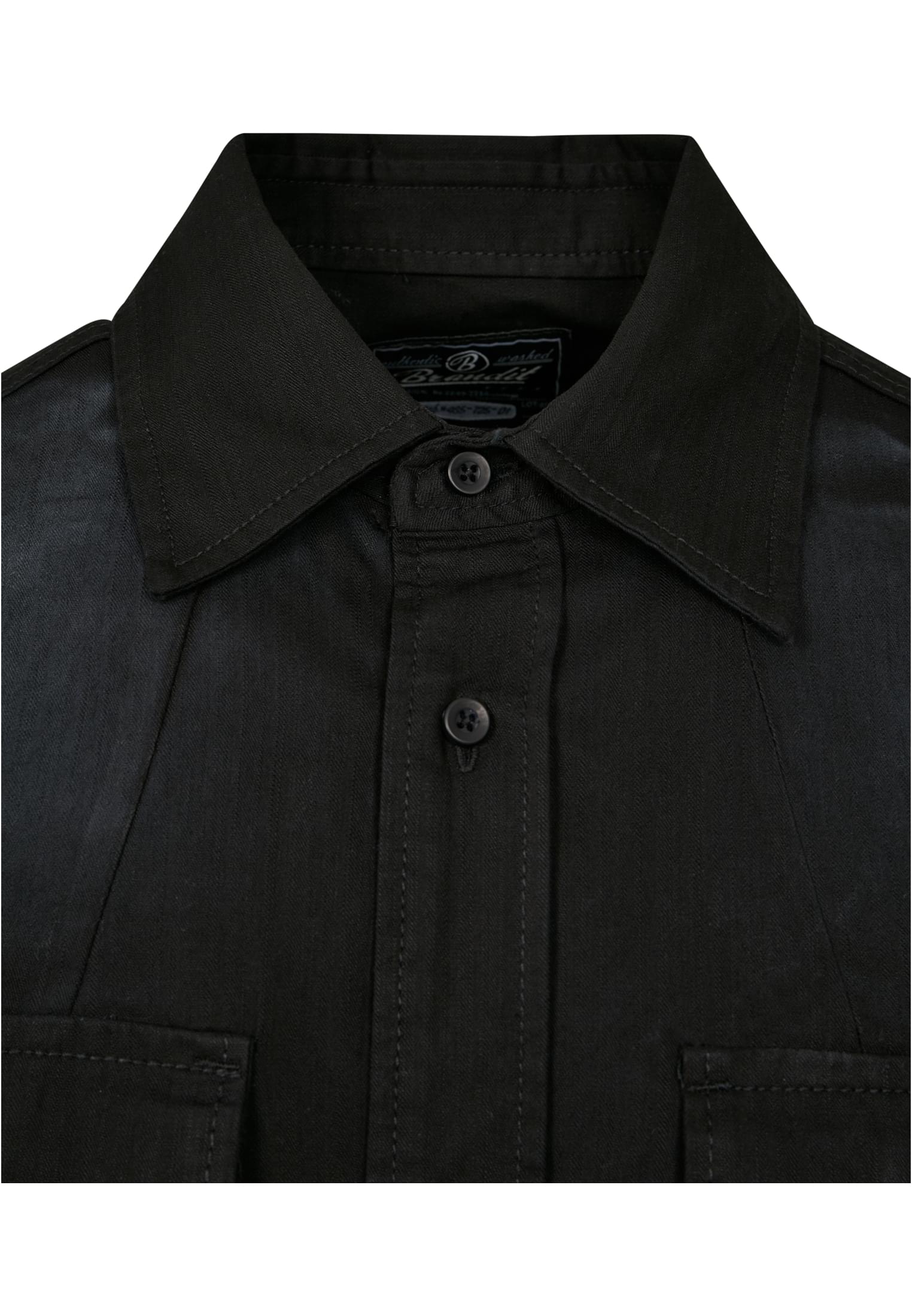 Hemden Hardee Denim Shirt in Farbe black