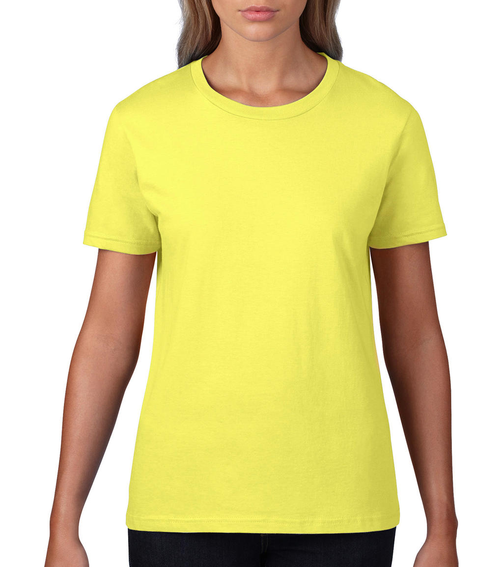  Premium Cotton Ladies T-Shirt in Farbe Cornsilk